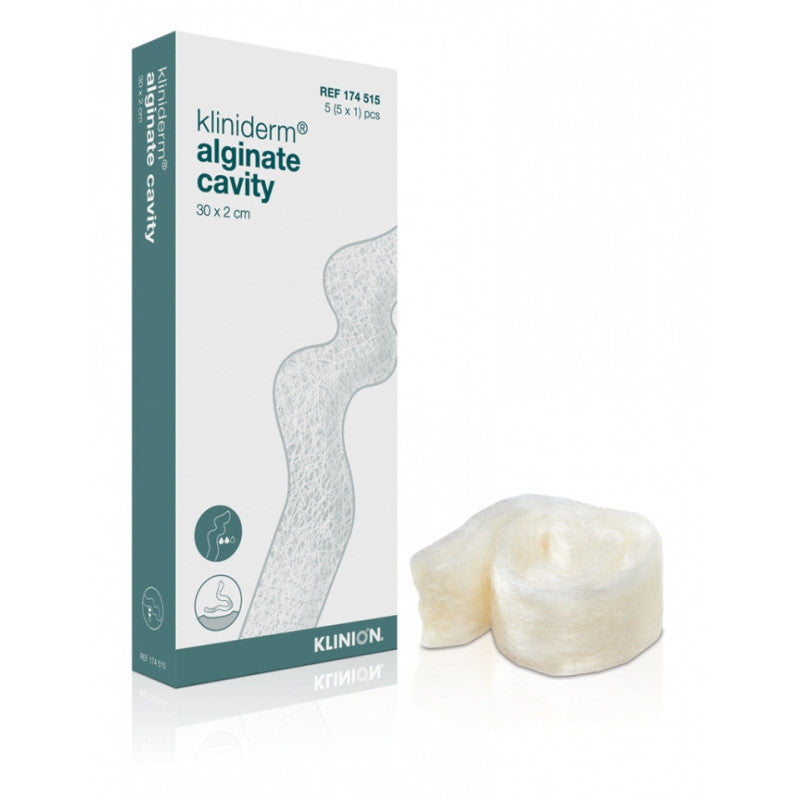 Kliniderm Alginate Cavity, Mèche 30 x 2 cm.