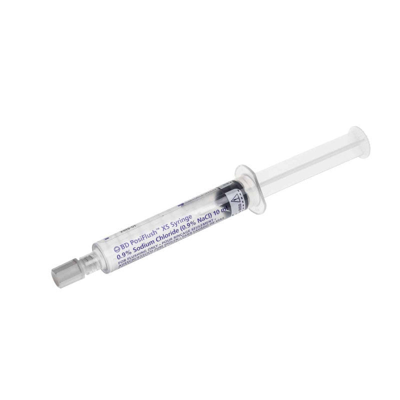 Seringues préremplies de NaCl 0,9 % PosiFlush™ XS et SP