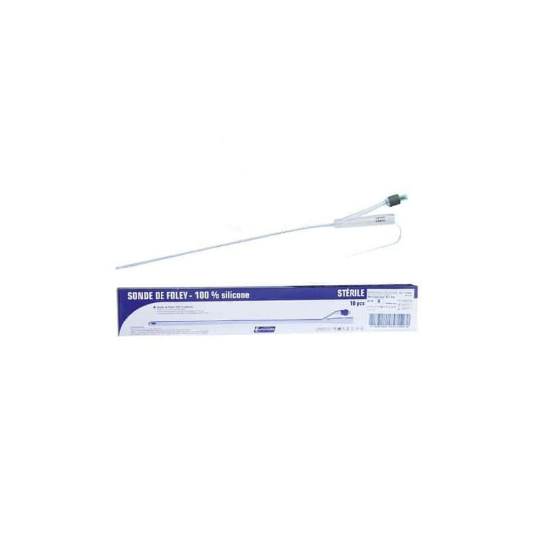 Sonde Foley 100 % silicone avec ballonnet de 5-15 ml